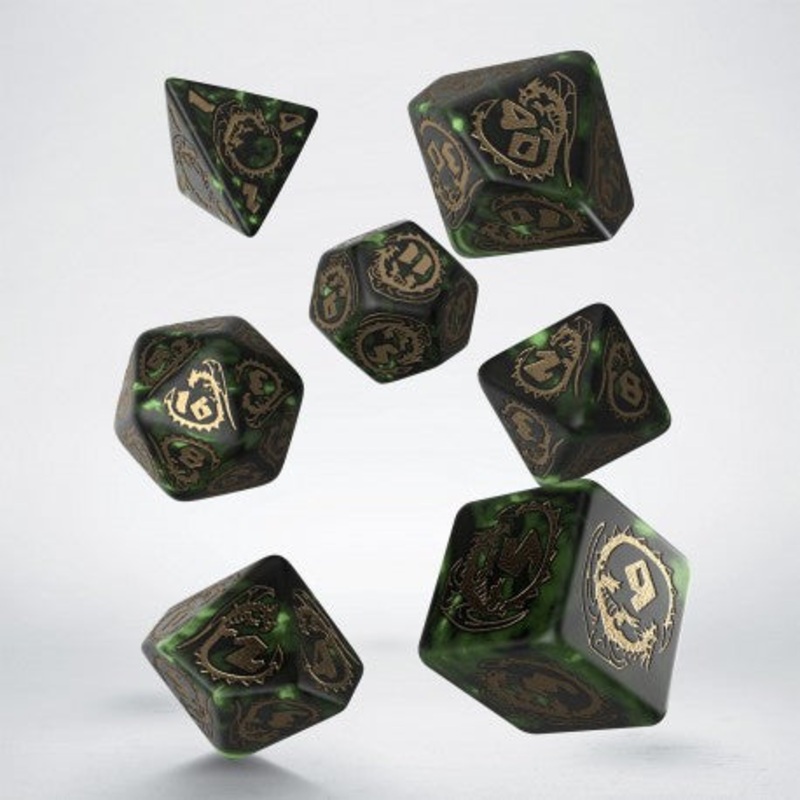 Q Workshop SDRA06 Dragons Dice Set: Nephrite