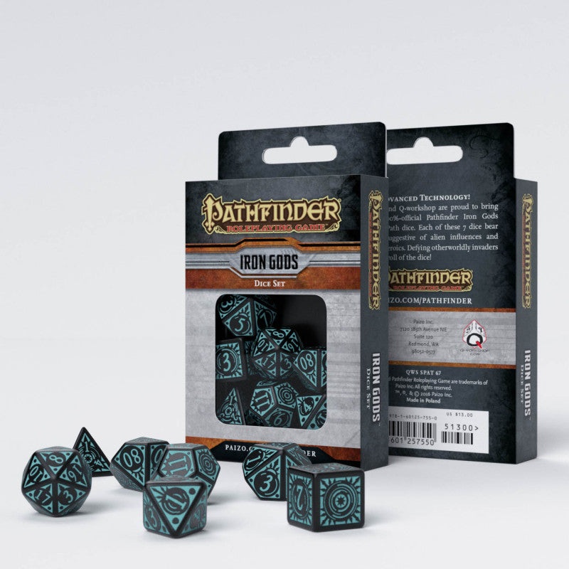 Q Workshop SPAT15 Pathfinder Iron Gods Dice Set