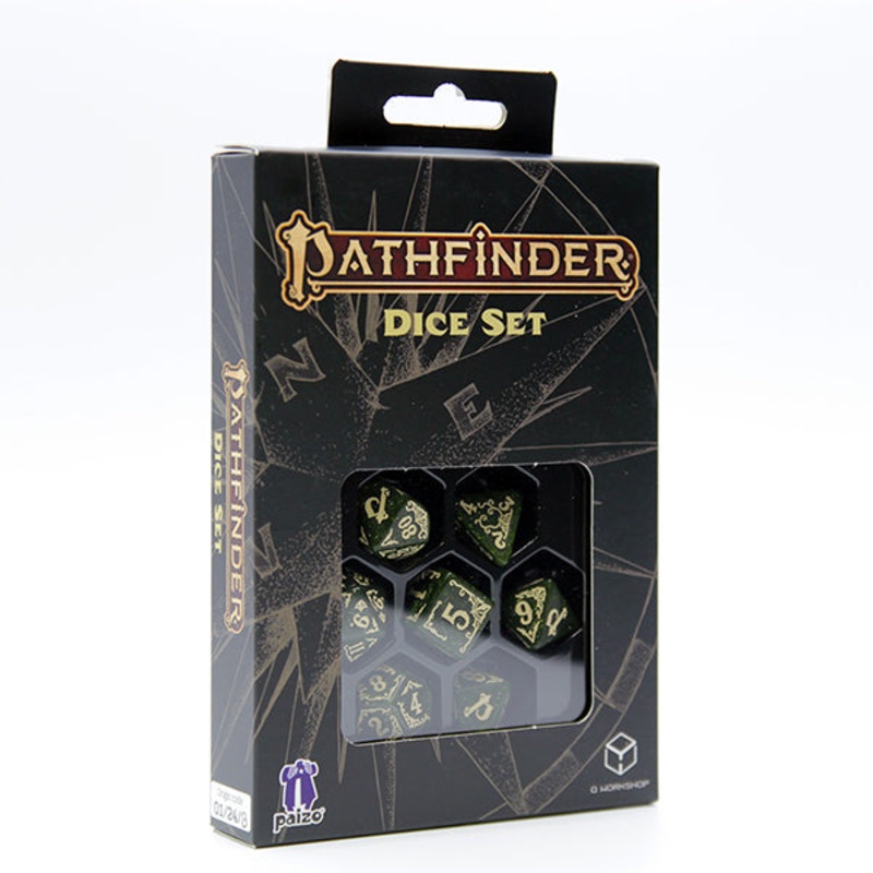 Q Workshop SPAT30 Pathfinder Dice Set: Arcadia