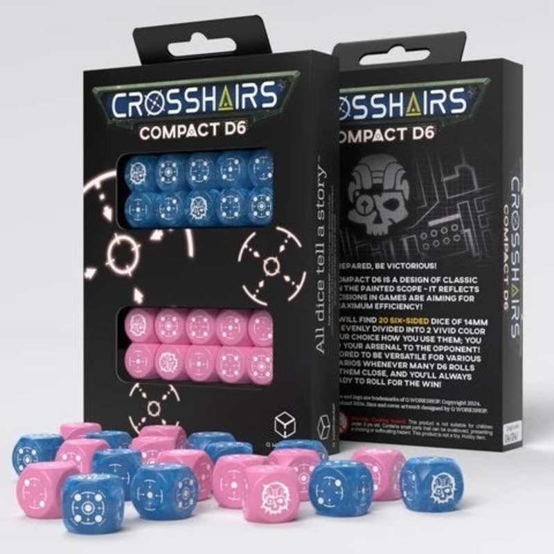 Q Workshop STCA02 Crosshairs Compact D6: Blue&Pink