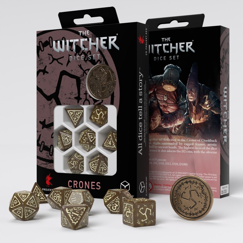 Q Workshop SWCR02 The Witcher Dice Set. Crones Weavess