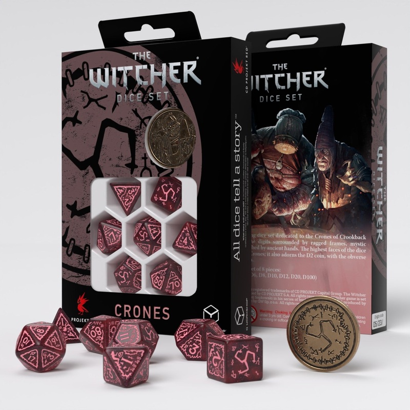 Q Workshop SWCR03 The Witcher Dice Set. Crones Whispess