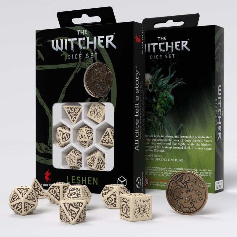 Q Workshop SWLE01 The Witcher Dice Set. Leshen The Master of Crows