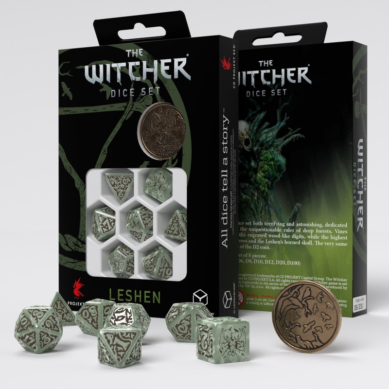 Q Workshop SWLE02 The Witcher Dice Set. Leshen The Totem Builder