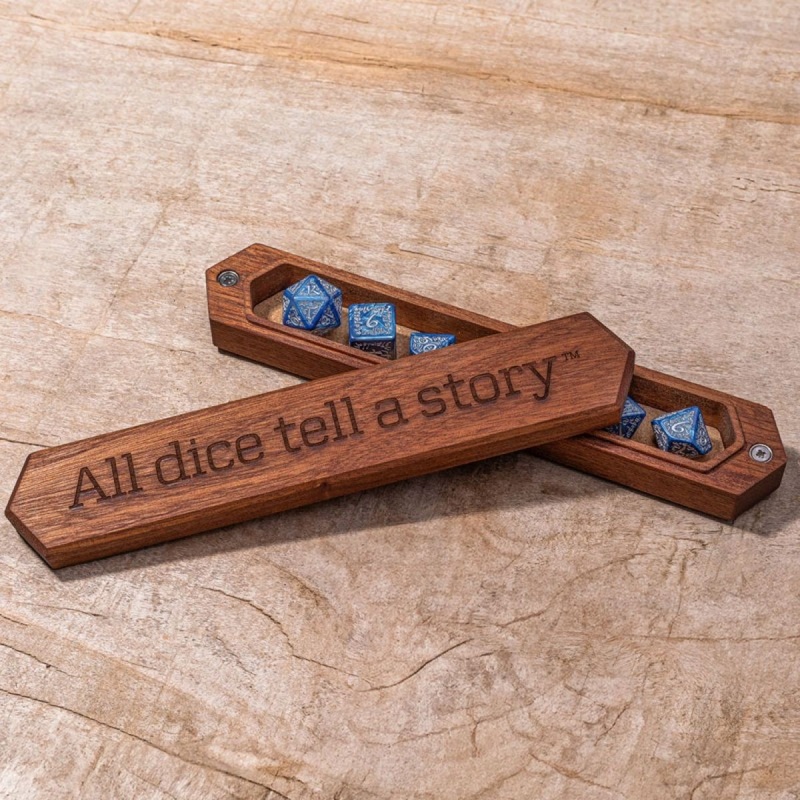 Q Workshop WAALL02 RPG Dice Box ALL DICE Sapelli