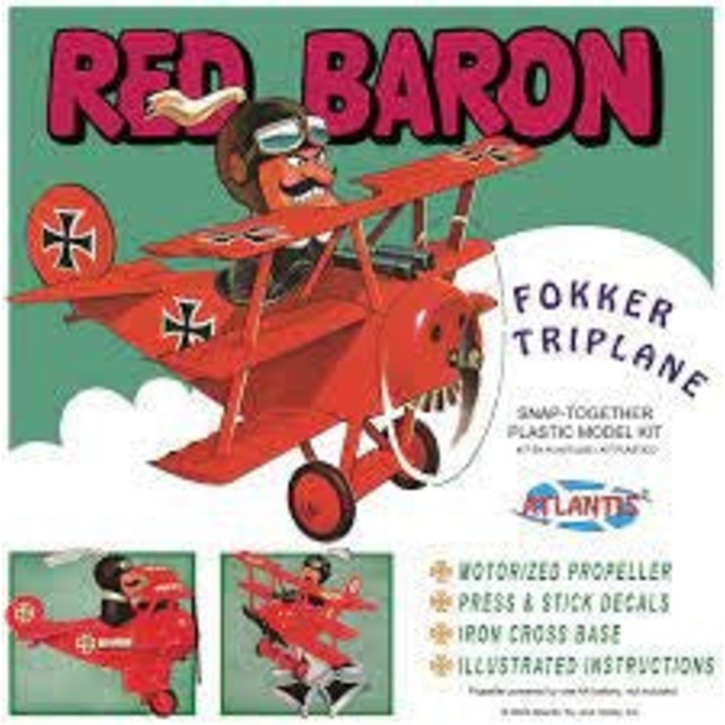 Atlantis Models AMCM5903 SNAP Red Baron Fokker Triplane