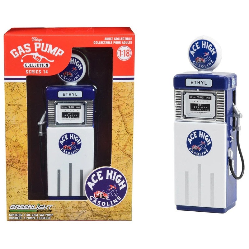 Greenlight GL-14140-B 1/18 1951 Wayne 505 Gas Pump- Ace High
