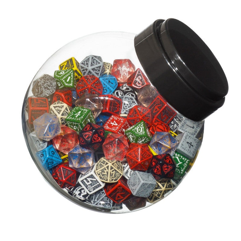 Q Workshop JMIX01 Jar of dice with D6, D10, D20 (150)