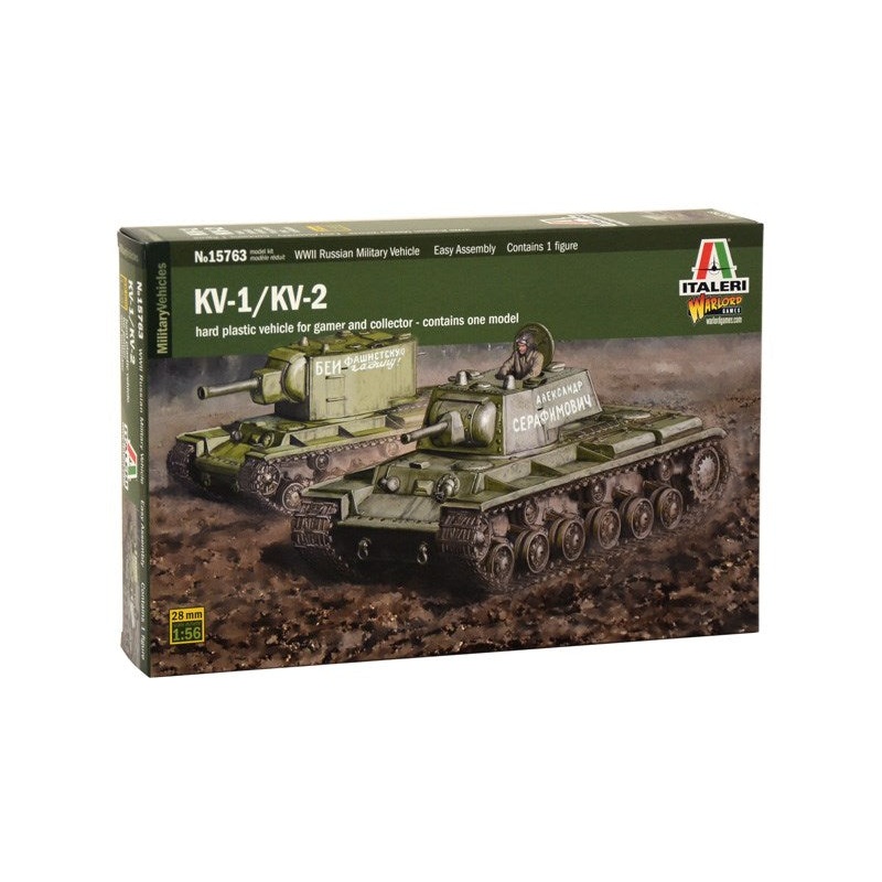 Italeri 15763 1/56 WARLORD GAMES KV1/KV2