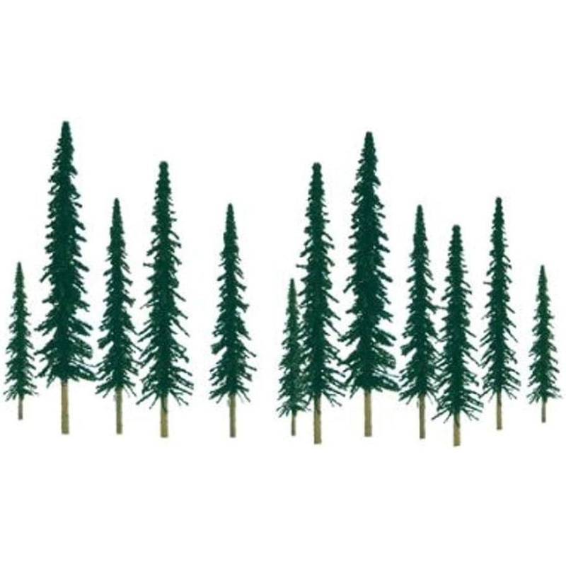 JTT Scenery 92012 154-1254mm Econo.Conifer(12)