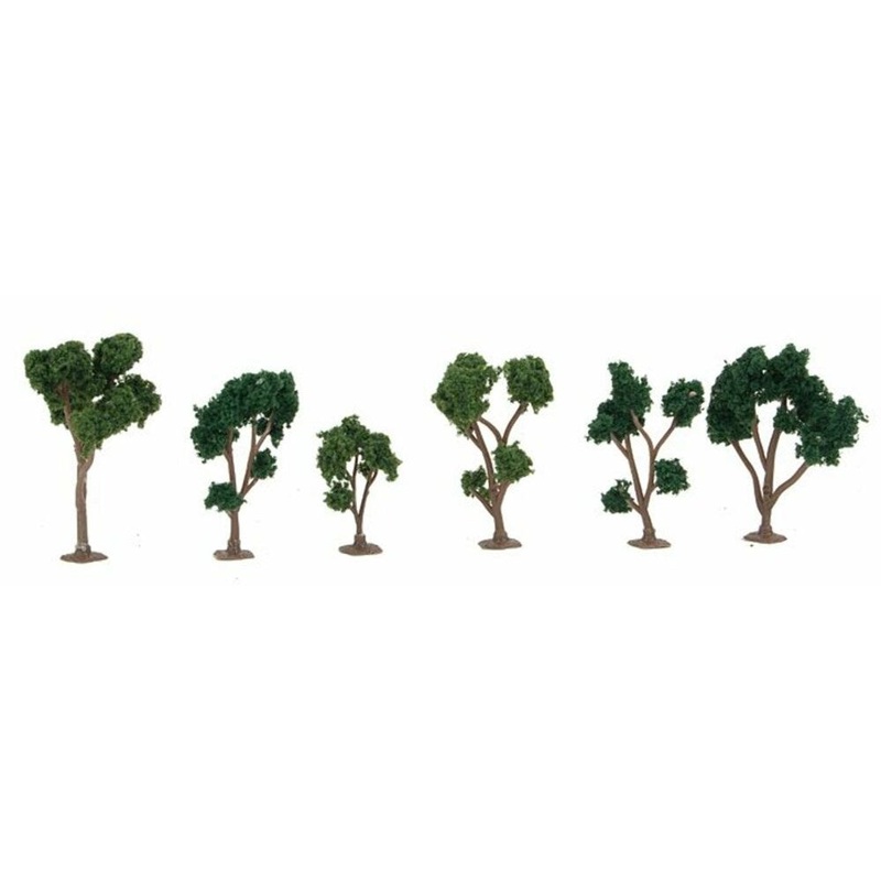 JTT Scenery 92128 Green Deciduous 1.5- 2 (10)