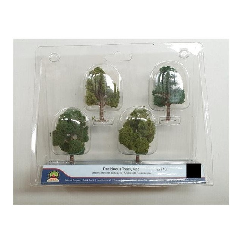 JTT Scenery 92146 Deciduous Trees 2.5- 3 (4)