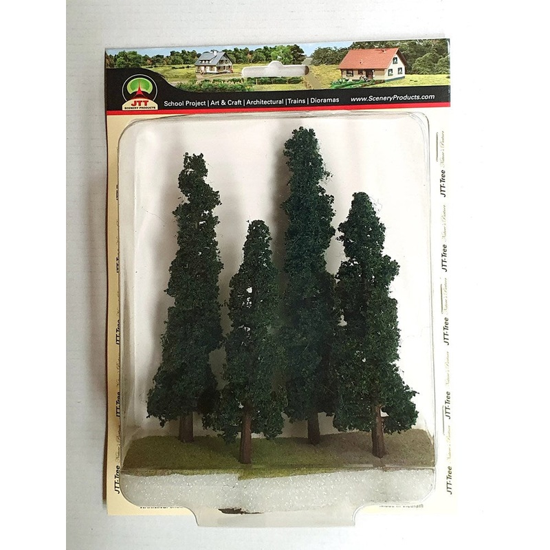 JTT Scenery 92160 Standing Conifers 100-150mm(4)