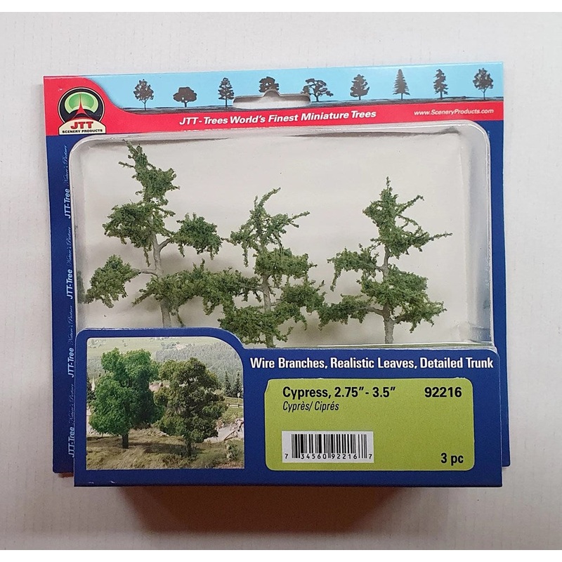 JTT Scenery 92216 Cypress Trees 70- 89mm (3)