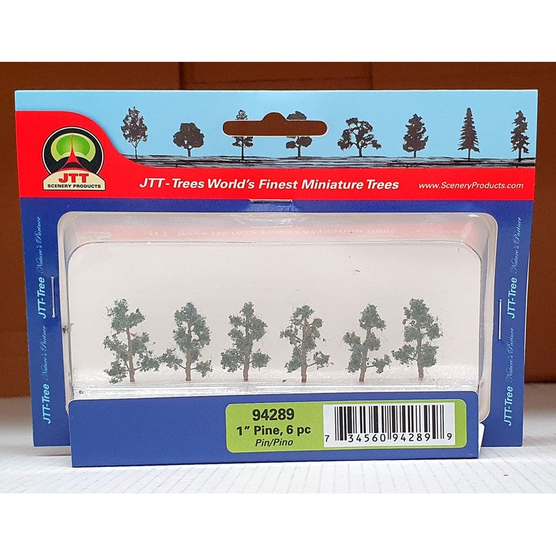 JTT Scenery 94289 Pine Trees 25.4mm (6)