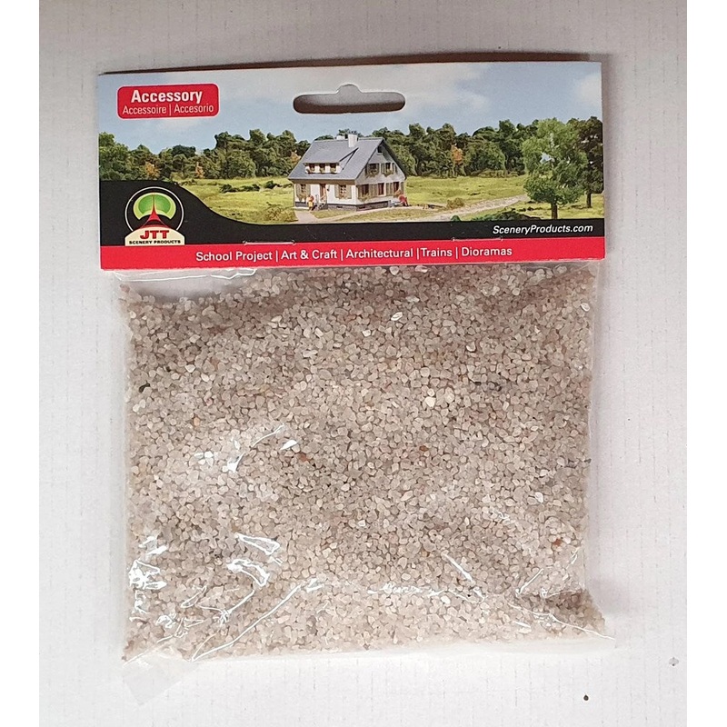 JTT Scenery 95242 White Mix Medium 2- 3mm 200g