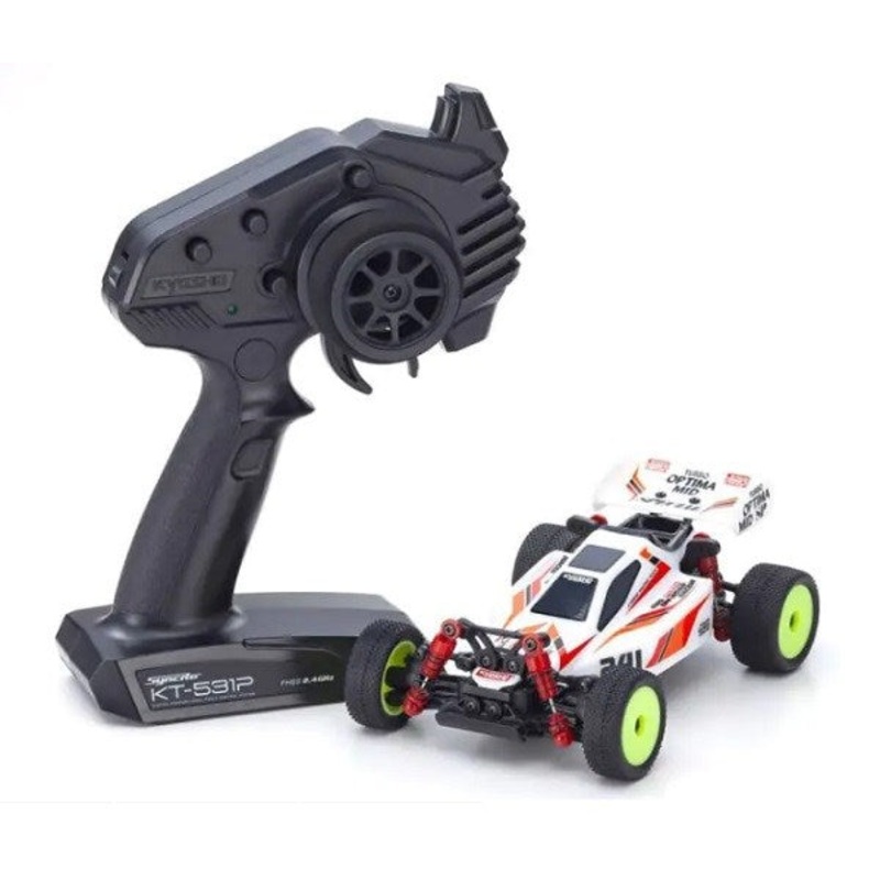 Kyosho 32095W-B MB010: Turbo Optima Mid White