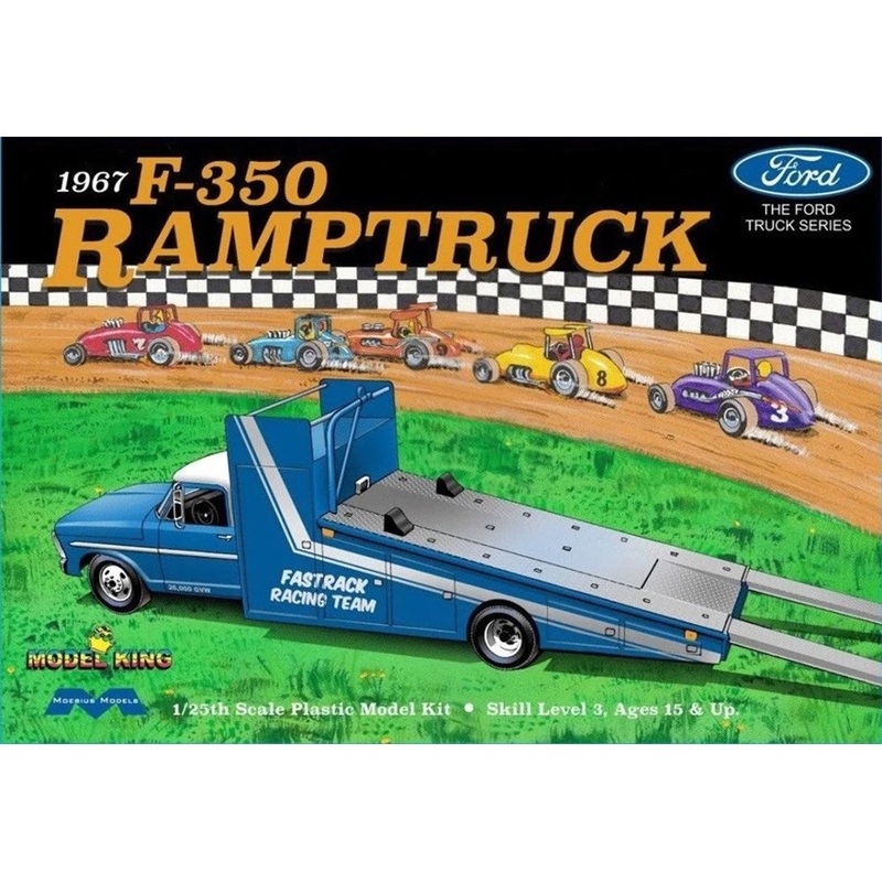 Moebius Models 2587 1/25 ’72 Ford F-350 Ramptruck
