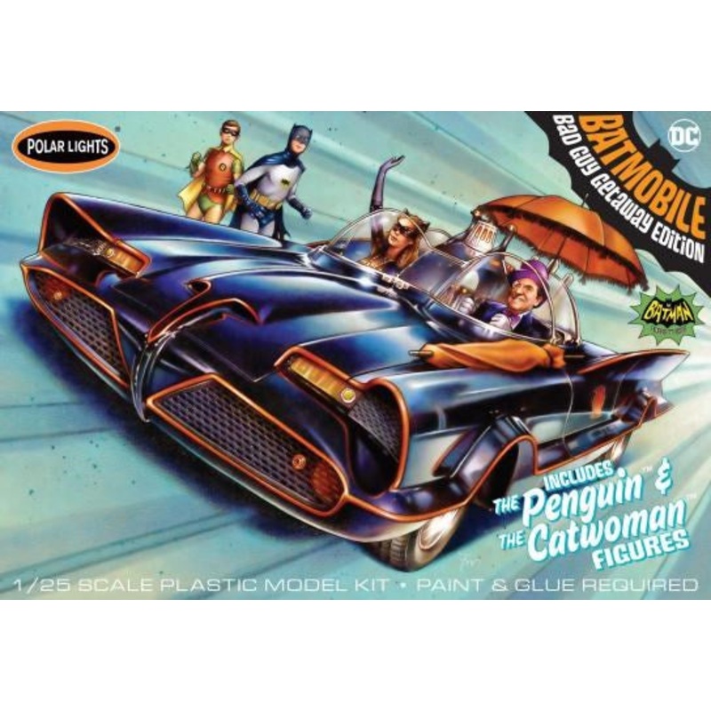 Polar Lights 998 1/25 Batmobile CatwomanPenguin