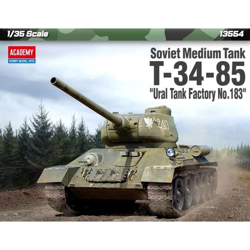 Academy 13554 1/35 SOVIET MED TANK T34/85 URALWWII