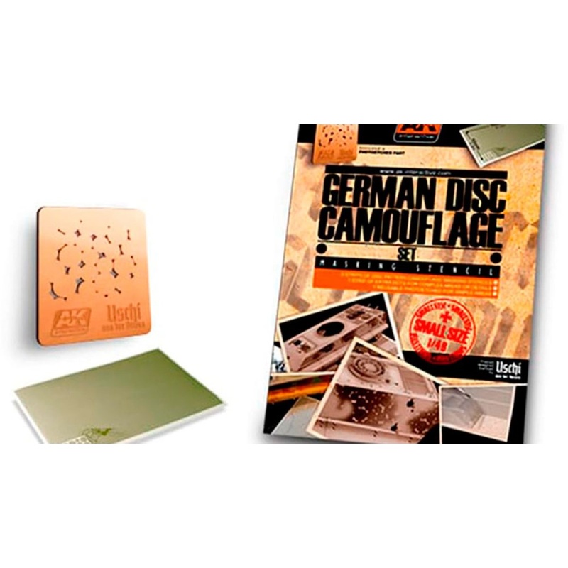 AK Interactive AK158 BOOKS/DVDS – GERMAN CAMO DISC SET 1/48