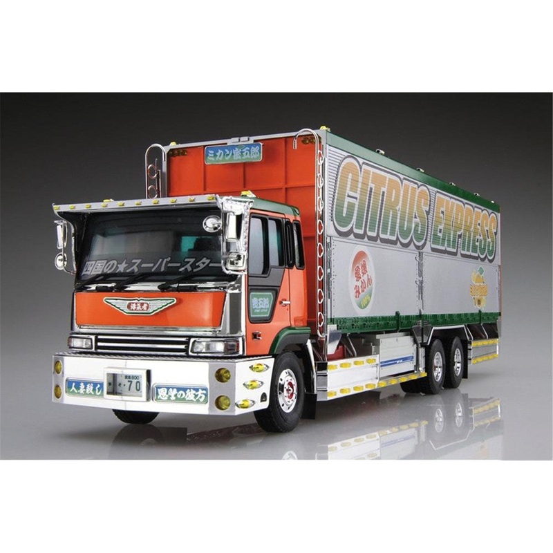Aoshima 5207 1/32 JAPANESE TRUCKERS – ORANGE MITSUGORO