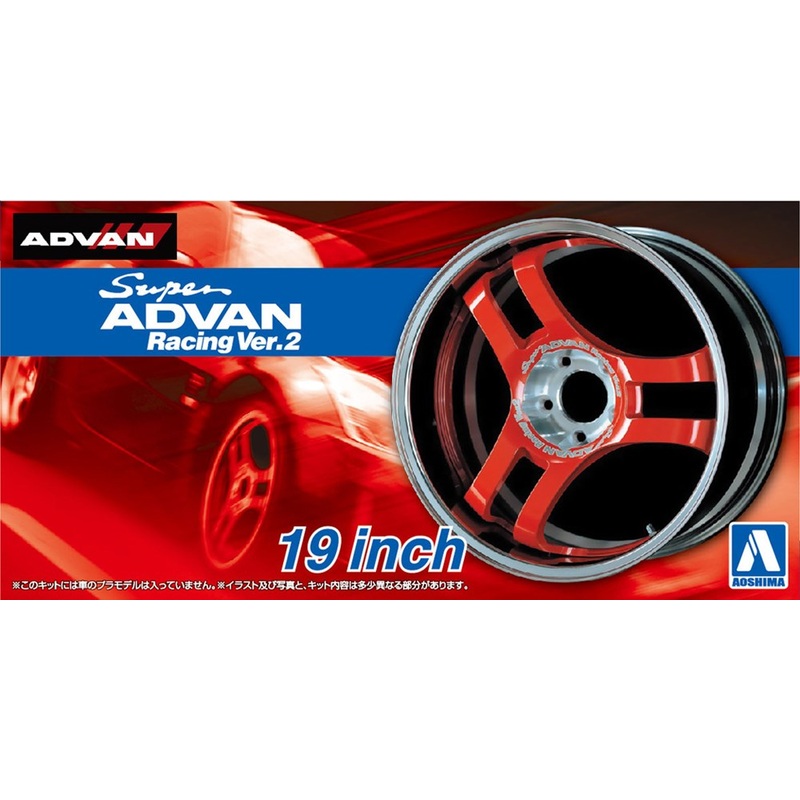 Aoshima 5460 #69  RIMS & TIRES SUPER ADVAN19