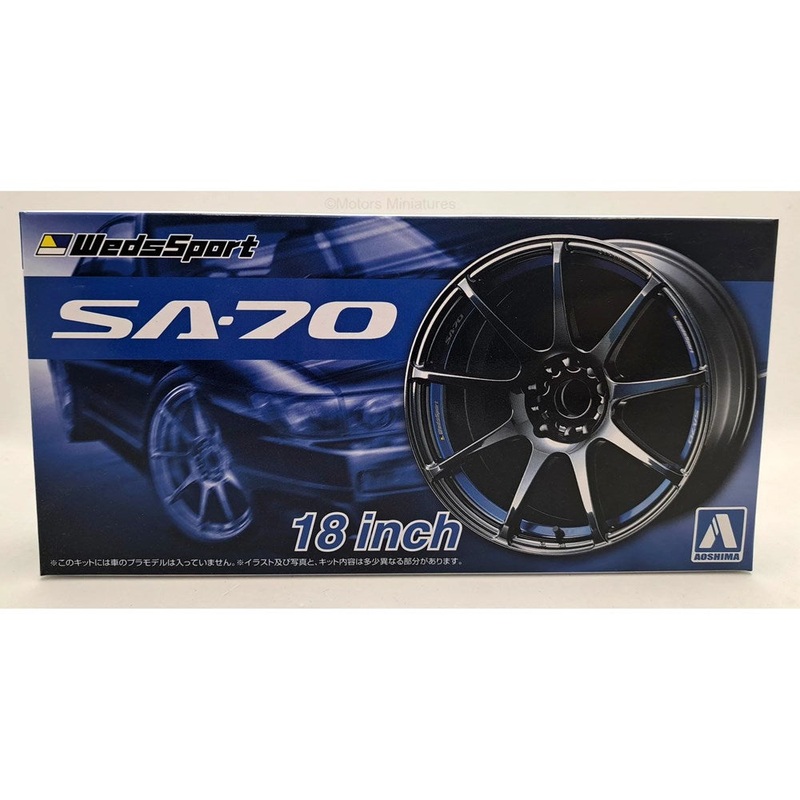 Aoshima 5463 #72  RIMS & TIRES WEDS SPORTS 18