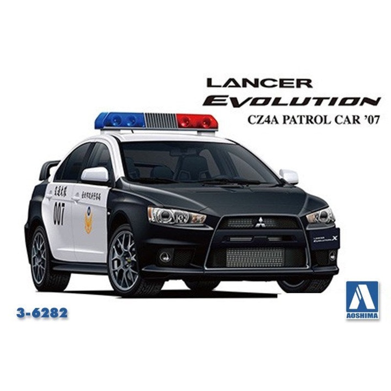 Aoshima 6282 1/24 MITSI LANCER EVO-X TAIPEI POLICE