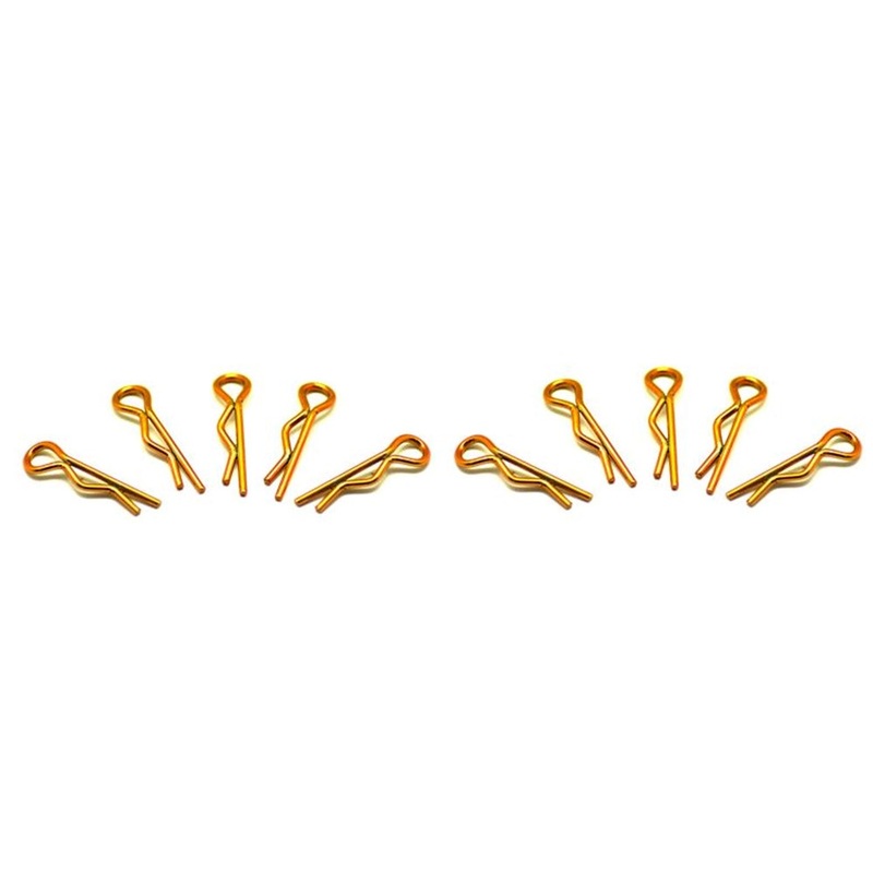 Arrowmax AM-103101 Small Body Clip 1/10 – Gold  (10)