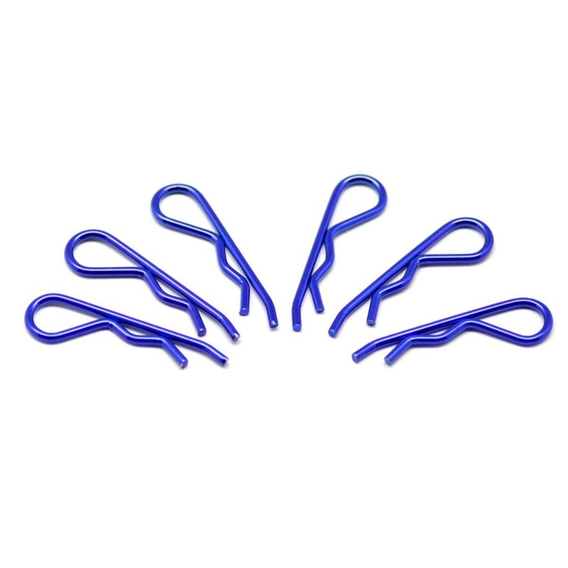 Arrowmax AM-103123 Body Clip 1/8 – Metallic Blue  (6)