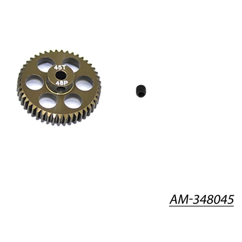Arrowmax AM-348045 Pinion Gear 48P 45T (7075 Hard)