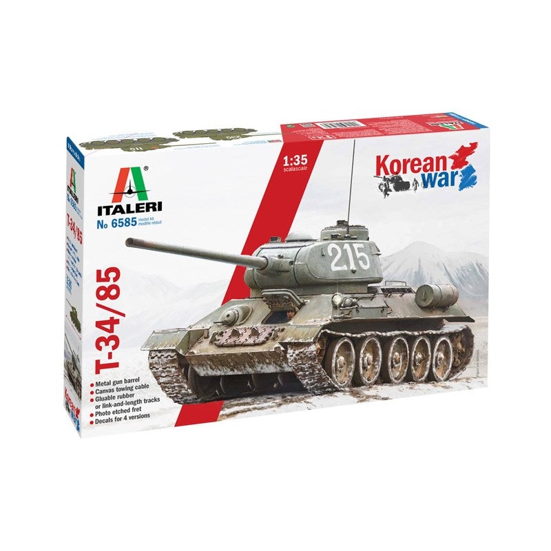 Italeri 6585 1/35 T34/85 KOREAN WAR COMMUNISTS