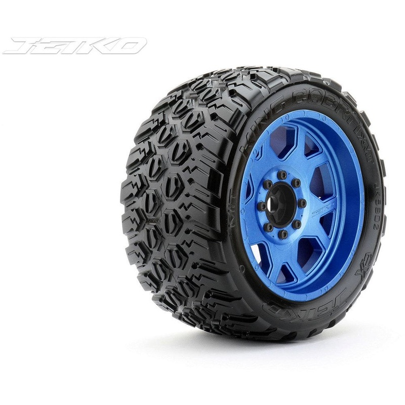 Jetko JKO5802CLMSGB 1/5 XMT EX-KING COBRA/Claw Rim/Metal Blue/Medium Soft/Glued/Blted