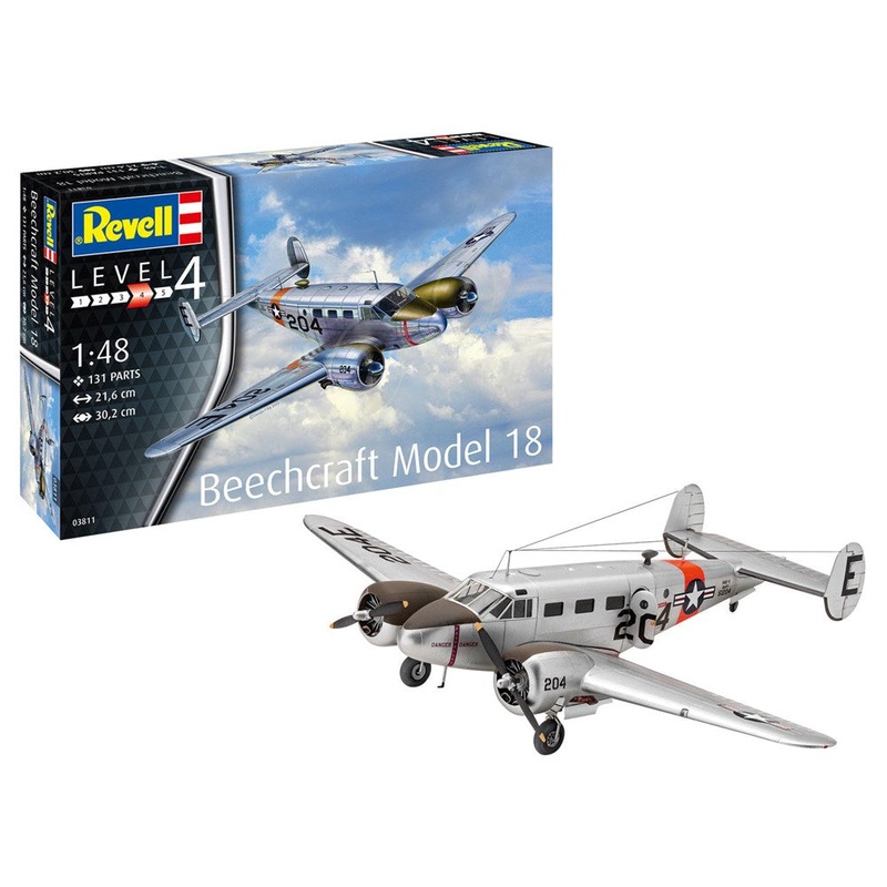 Revell 03811 1/48 BEECHCRAFT MODEL 18