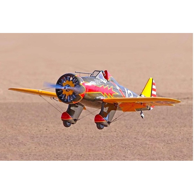 Seagull Models SEA305G Pursuit Squadron P-26A Peashooter 71 wingspan 30cc – Olive Drab