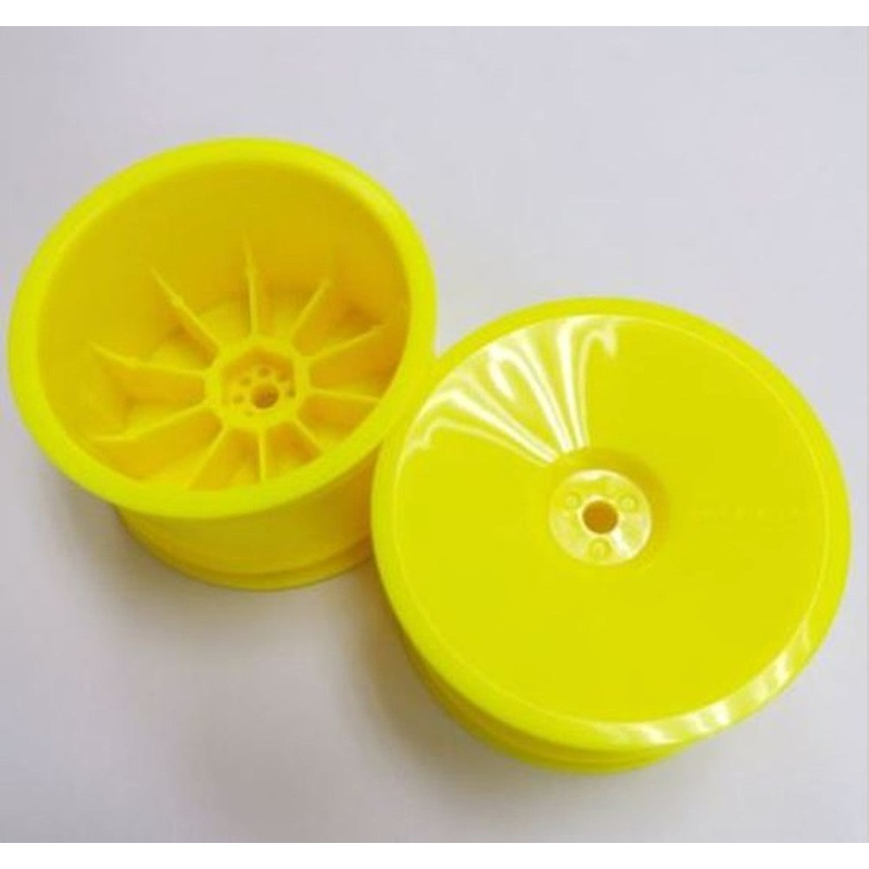 Tamiya 54749 4WD BUGGY REAR DISH HEX HUB YELLOW(2)
