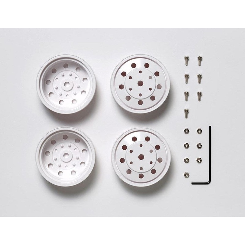 Tamiya 56541 FRONT WHEELS 22mm WHITE