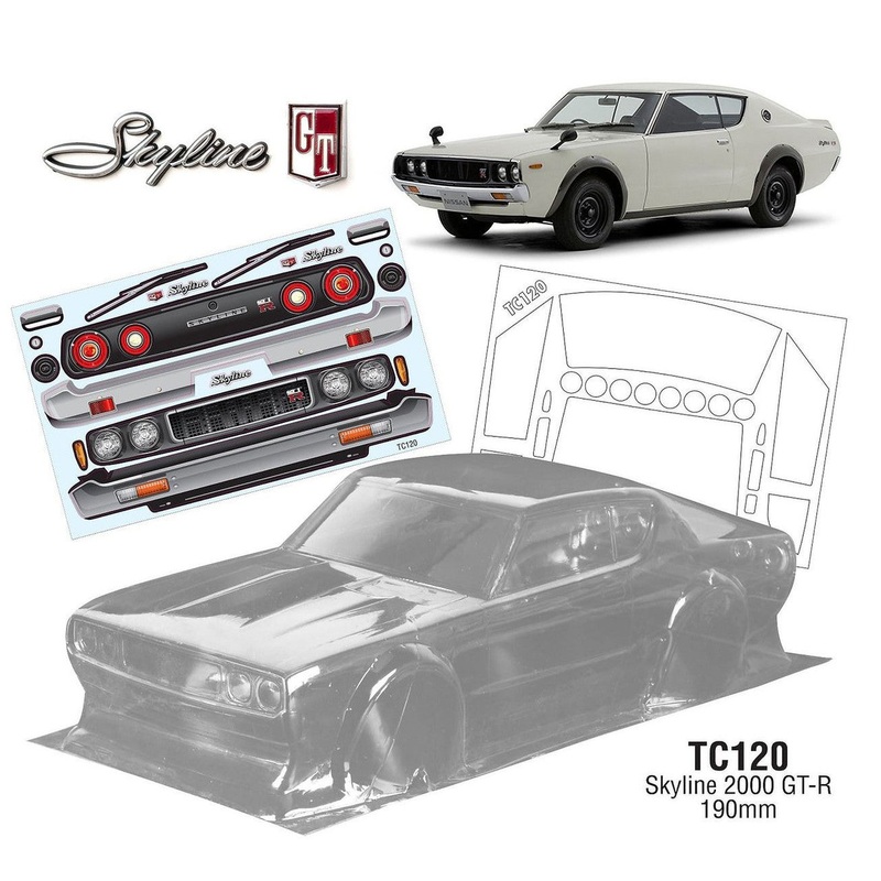 Team C TC120 1/10 Nissan Skyline 2000 GT-R 190mm
