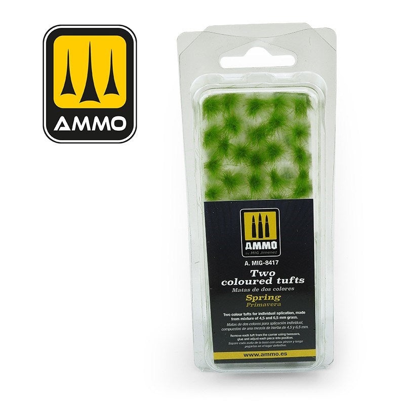 AMMO by Mig Jimenez A.MIG-8417 Two Coloured Tufts – Spring
