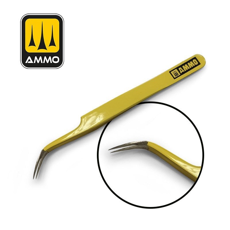 AMMO by Mig Jimenez A.MIG-8544 Curved Tweezers