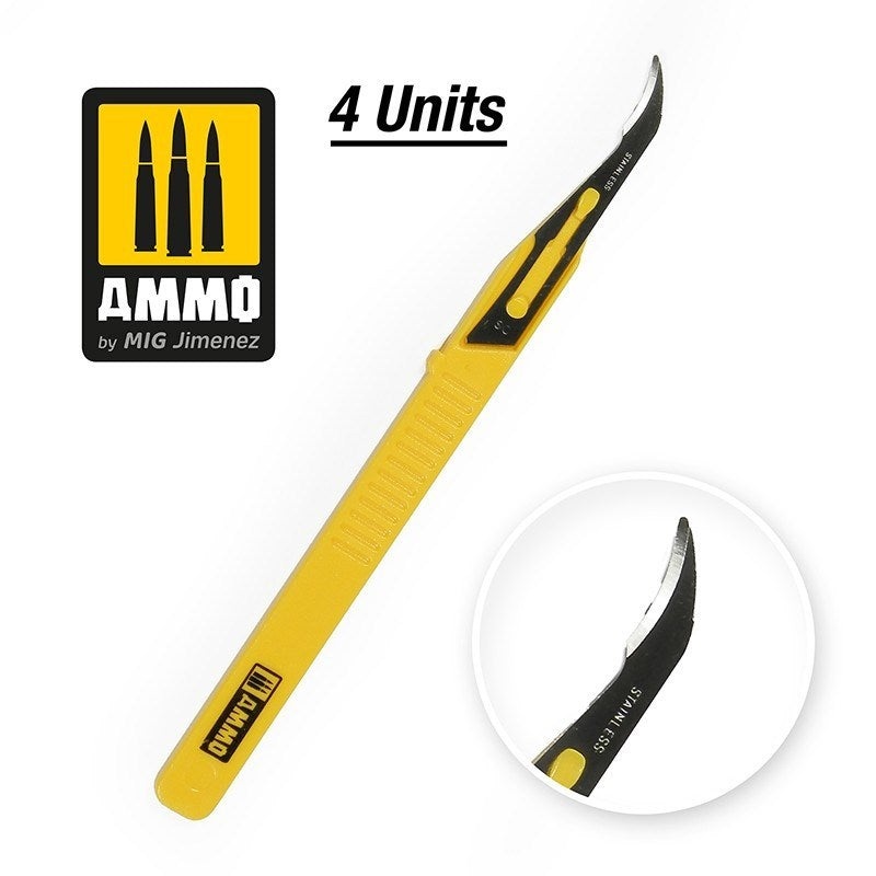 AMMO by Mig Jimenez A.MIG-8690 Mini Blade Ripper 4 pcs