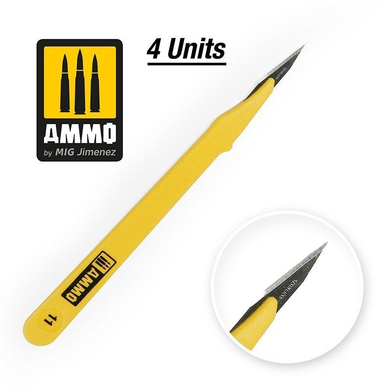 AMMO by Mig Jimenez A.MIG-8692 Standard Blade Straight 4 pcs