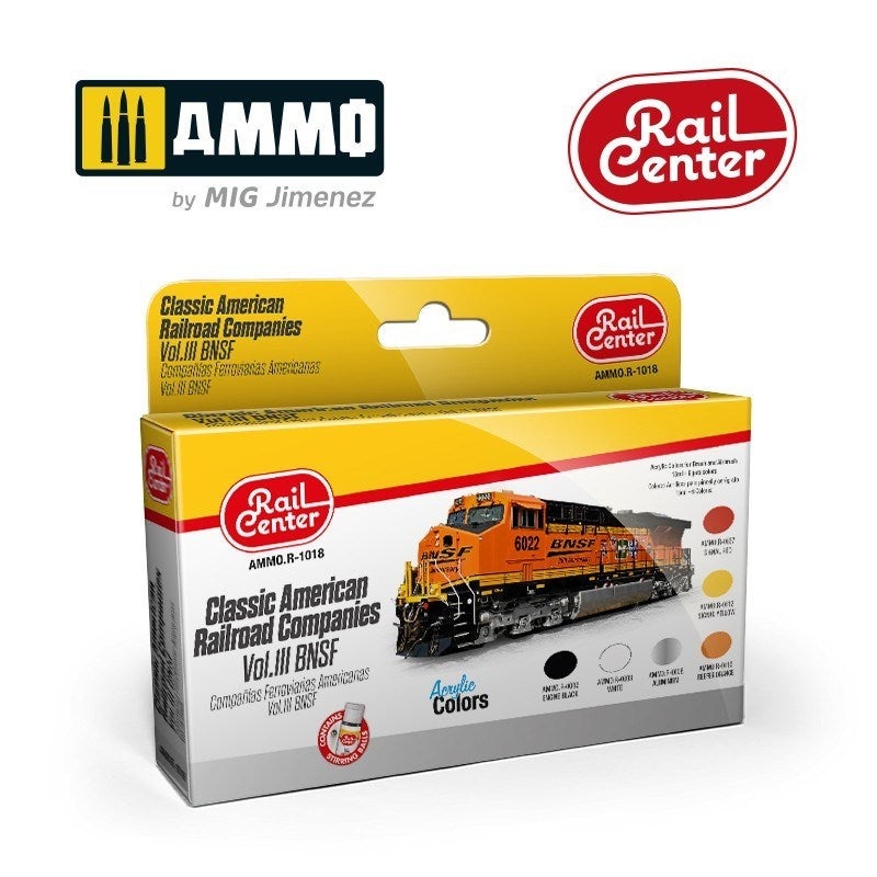 AMMO by Mig Jimenez AMMO.R-1018 Classic American Railroad Companies. Vol.III BNSF