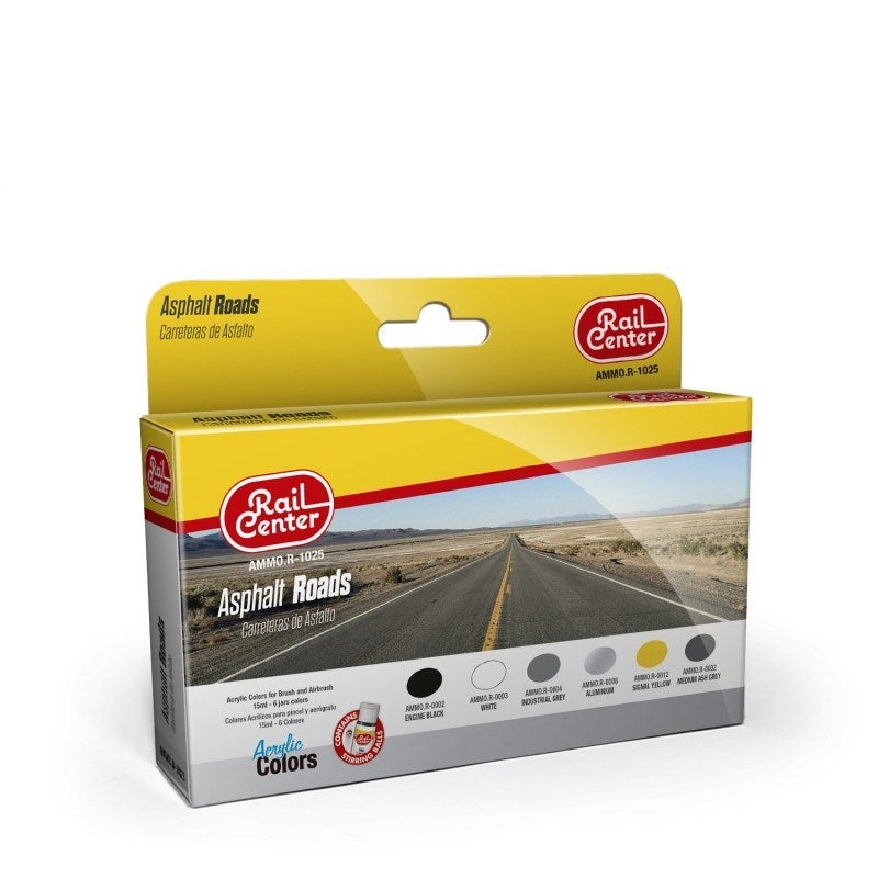 AMMO by Mig Jimenez AMMO.R-1025 Rail Center Asphalt Roads