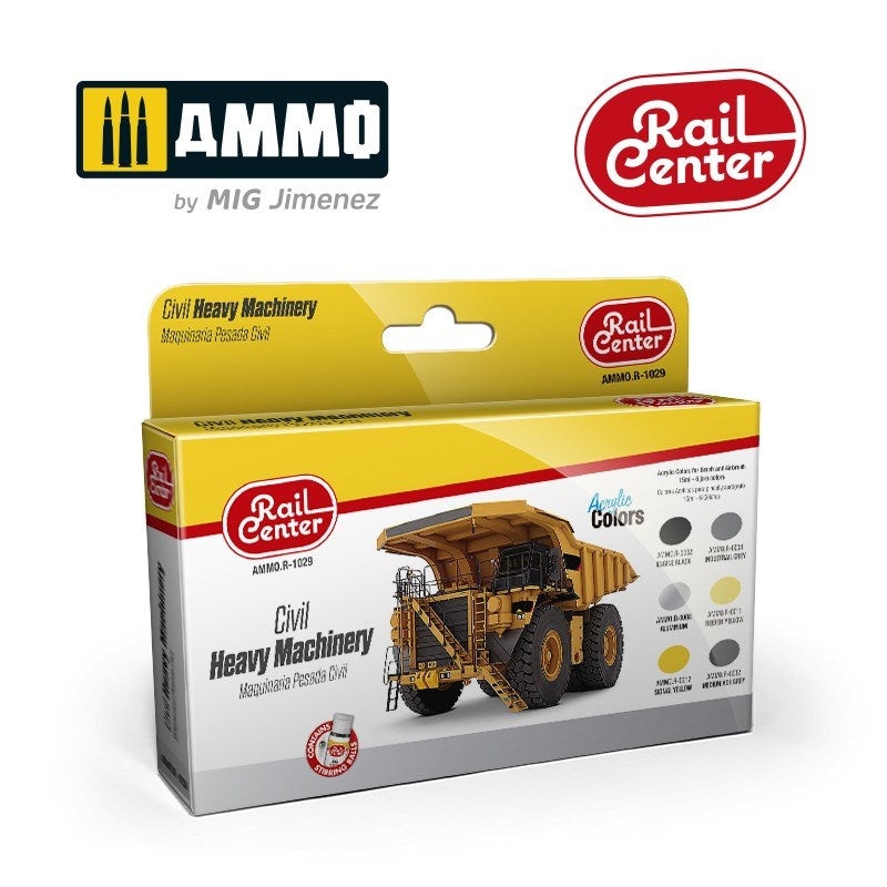 AMMO by Mig Jimenez AMMO.R-1029 Rail Center Civil Heavy Machinery