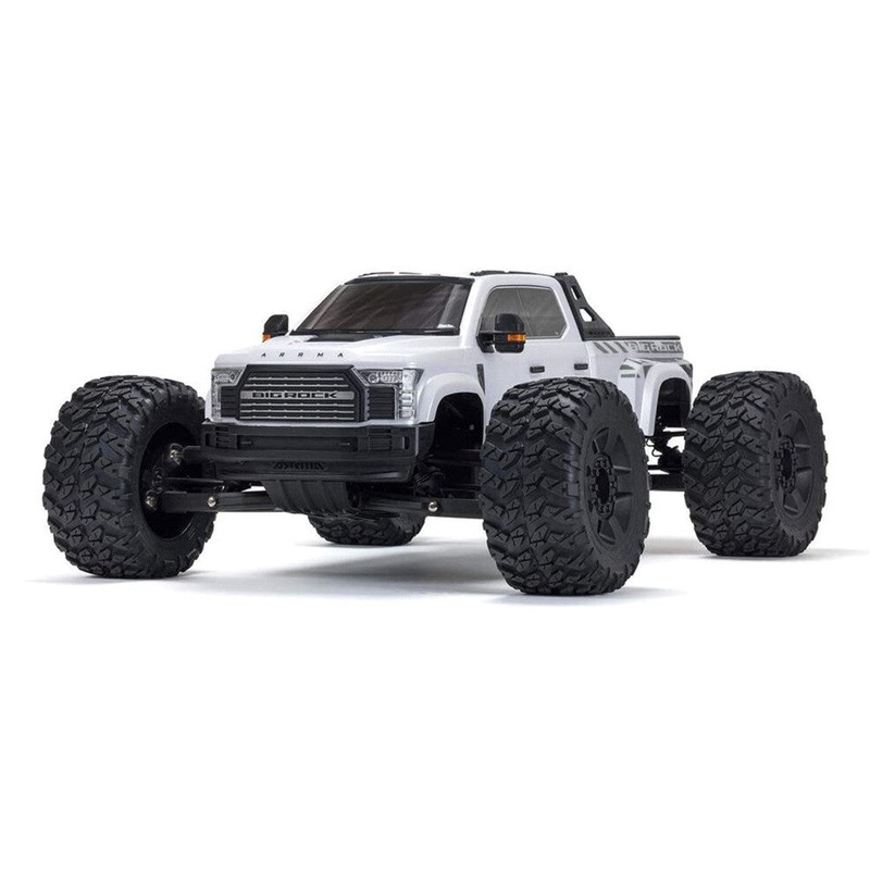 ARRMA ARA7612T3 1/7 BIG ROCK 6S 4X4 BLX Monster Truck RTR White