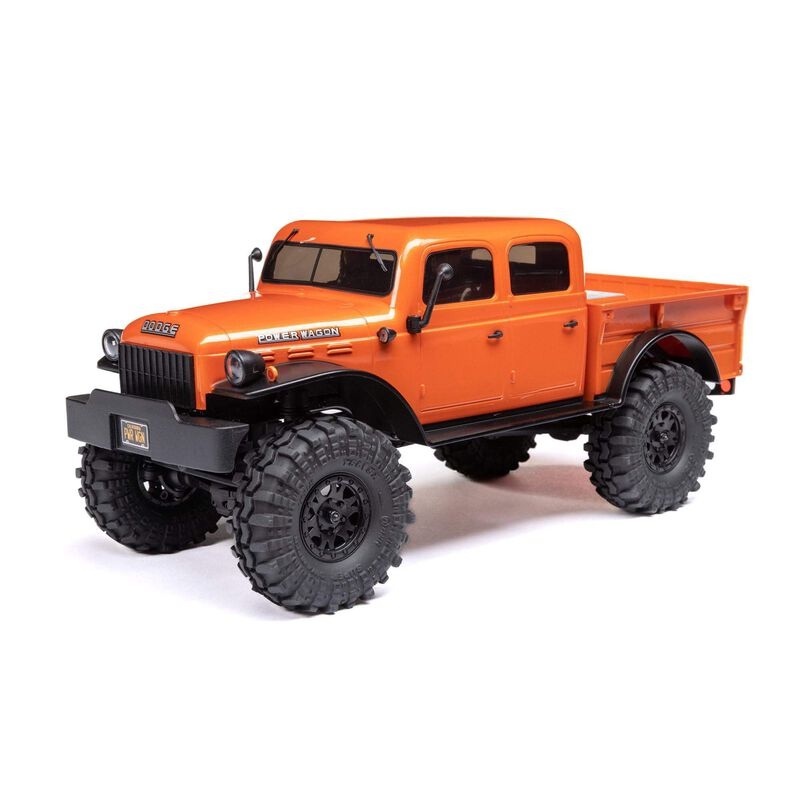 Axial AXI00007T1 1/24 SCX24 Dodge Power Wagon 4WD Rock Crawler Brushed RTR Orange