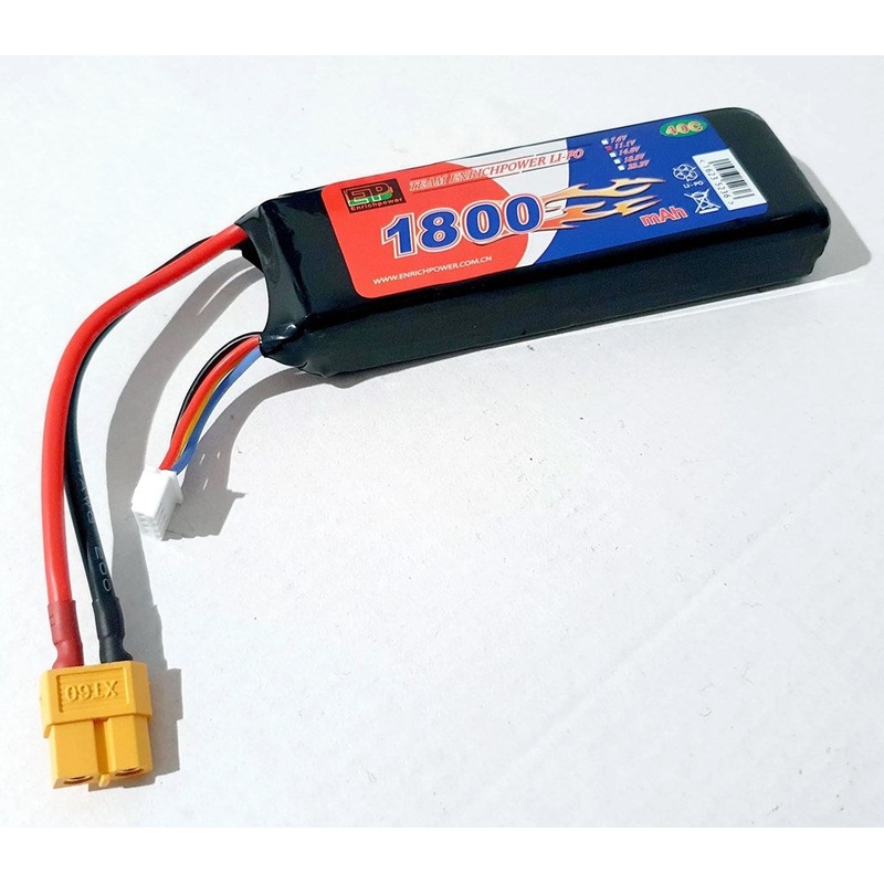Enrich Power LP3S-1800 Li-Po 11.1v 1800mAh 40C XT60