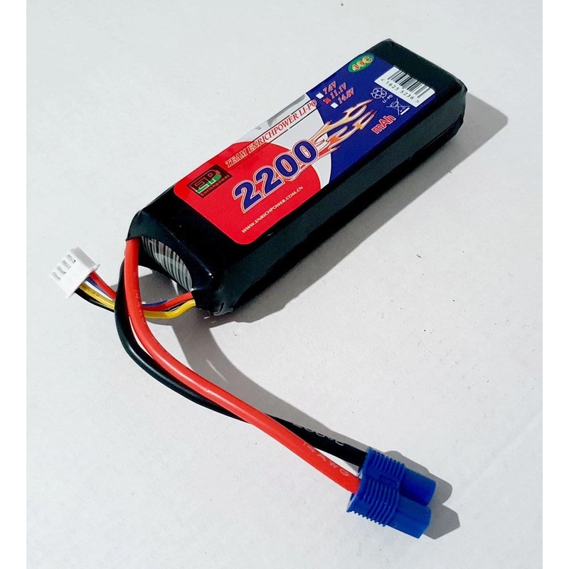 Enrich Power LP3S-2200EC Li-Po 11.1v 2200mAh 40C EC3